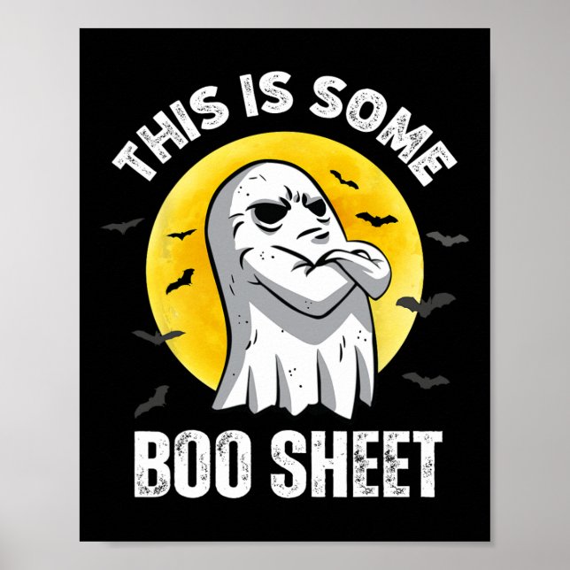 Affiche Voici Une Petite Feuille De Boite Halloween Ghost  (Devant)