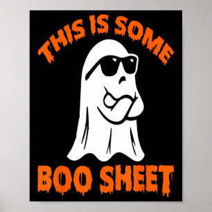 Affiche Voici Une Petite Feuille De Boite Halloween Ghost