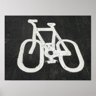 Affiche Voie cyclable - IV