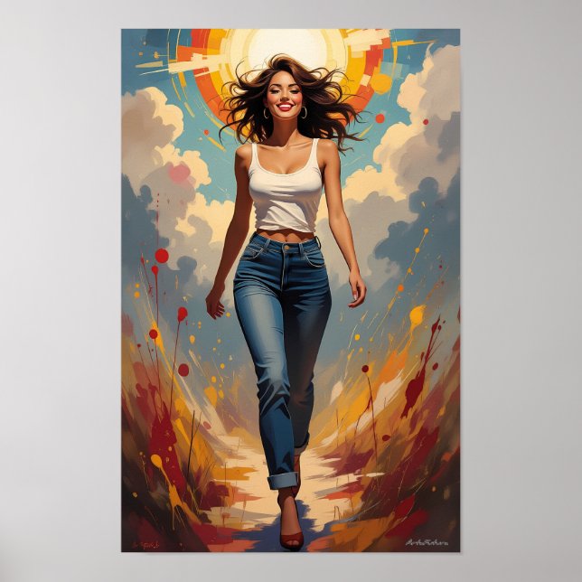 Affiche Voie radieuse de la joyeuse confiance (Devant)