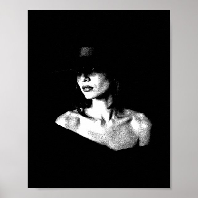 Affiche Voile de glamour calme (Devant)