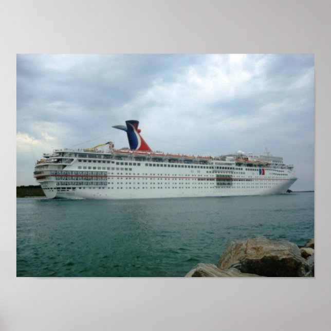 Affiche Voile depuis Port Canaveral (Devant)