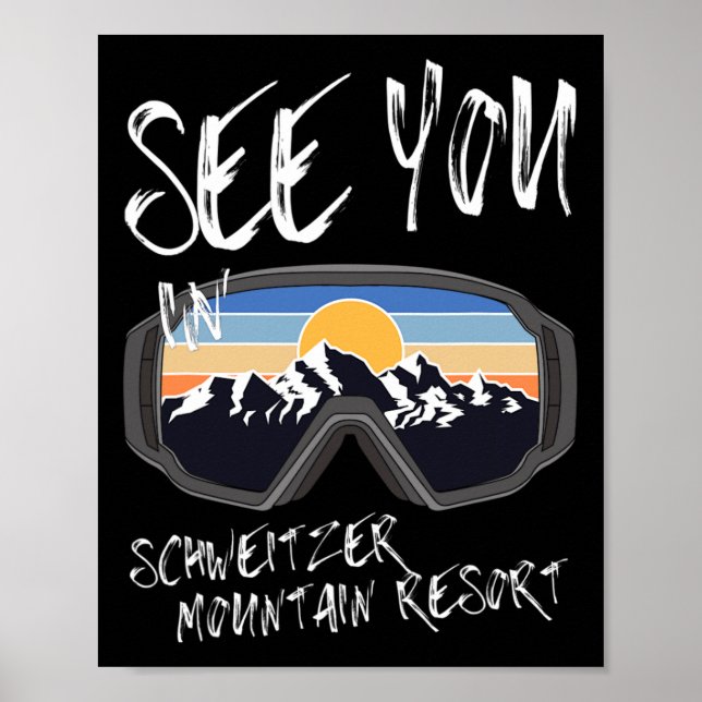 Affiche Voir À Schweitzer Mountain Resort Randonnée Vacat (Devant)