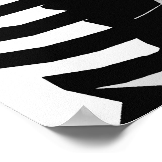 Affiche Voir à travers Silhouette (Coin)