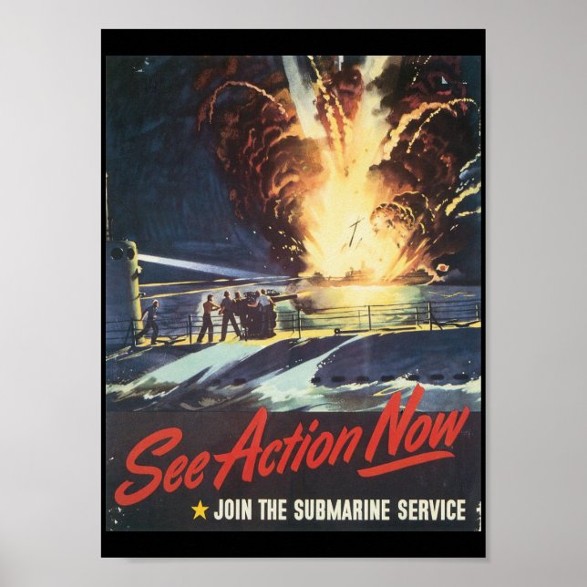 Affiche Voir Action Now World War II (Devant)