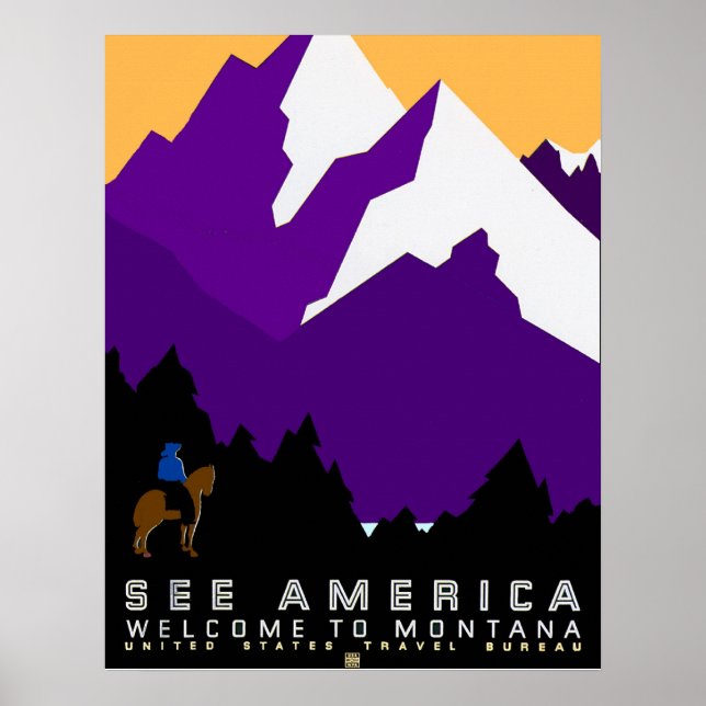 Affiche Voir America Montana (Devant)