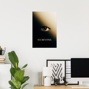 Affiche "Voir au-delà" Minimaliste OEil