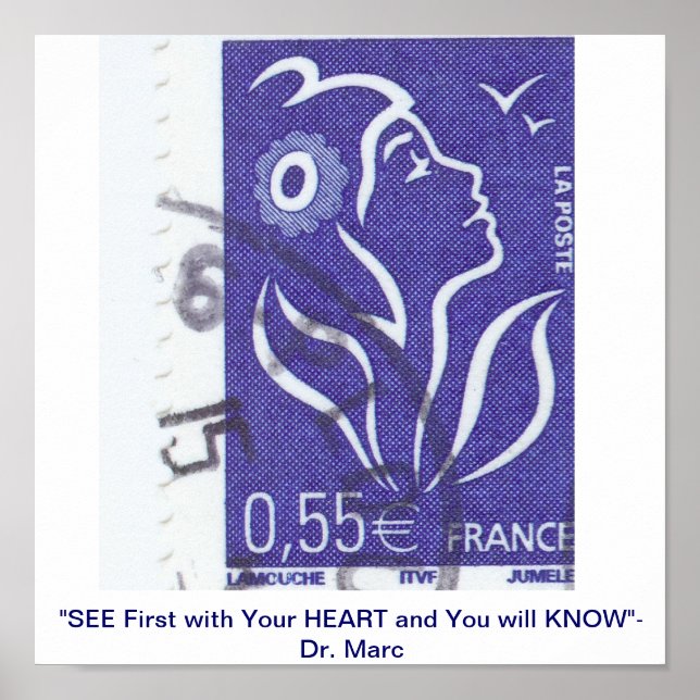 AFFICHE VOIR AVEC VOTRE COEUR (Devant)