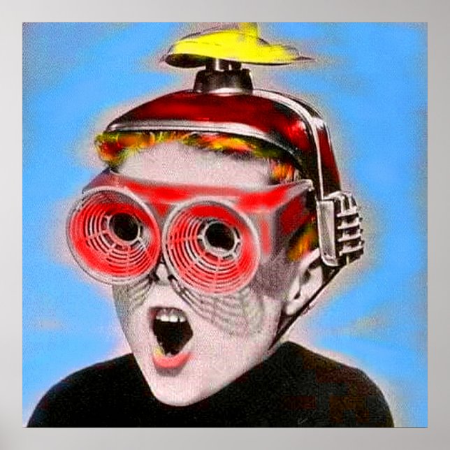 Affiche voir dans l'avenir (Devant)