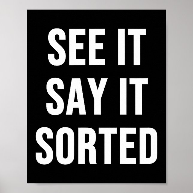 Affiche Voir, Dire, Trié (Devant)