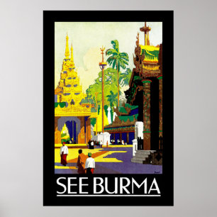 Affiche Voir la Birmanie