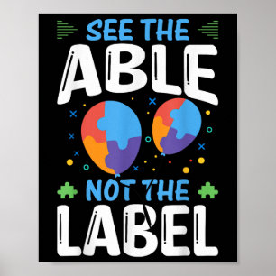 Affiche Voir La Table Pas Le Étiquette