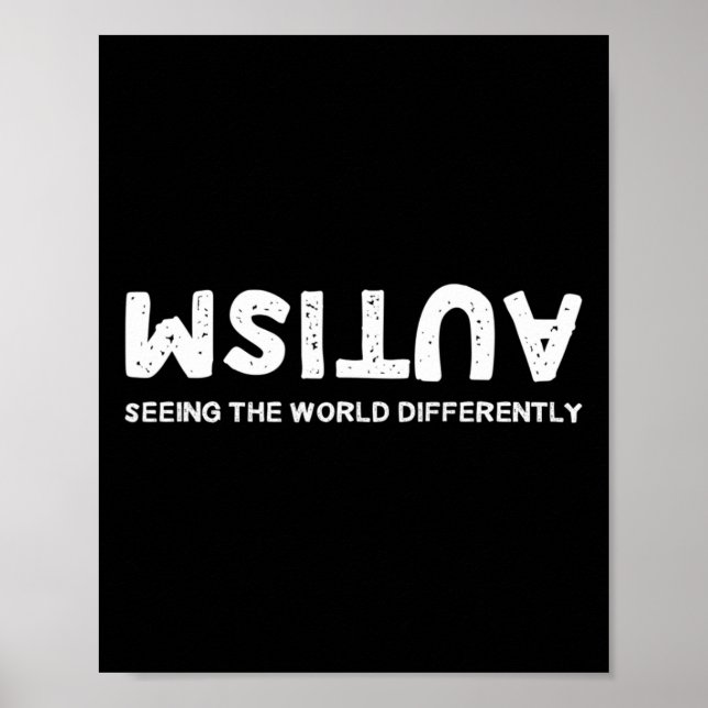 Affiche Voir Le Monde Différemment L'Autisme À L'Inverse (Devant)