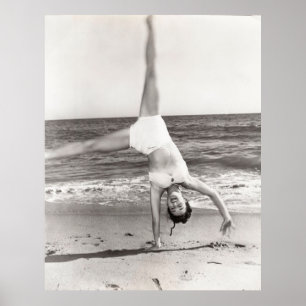 Affiche Voir le monde d'un autre anglevintage, rétro,