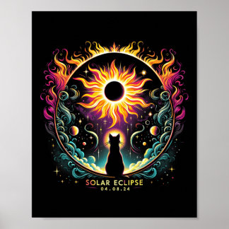 Affiche Voir l'ensemble Avril 8 2024 Solar Eclipse Amoureu