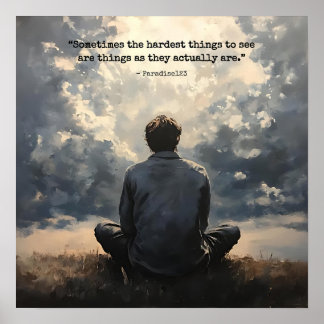 Affiche Voir les choses telles qu'elles sont (Porte 1060)