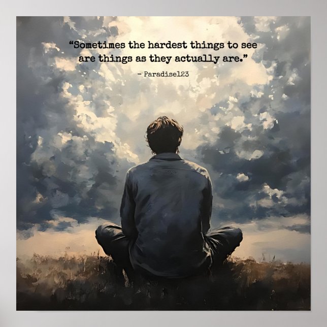 Affiche Voir les choses telles qu'elles sont (Porte 1060) (Devant)