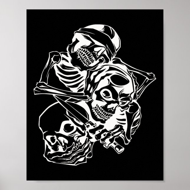 Affiche Voir Pas De Mal Entendre Pas De Mal Parler Pas Evi (Devant)