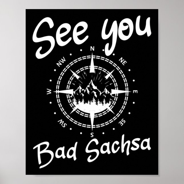 Affiche Voir Vous Randonnée Bad Sachsa Allemagne Vacances  (Devant)