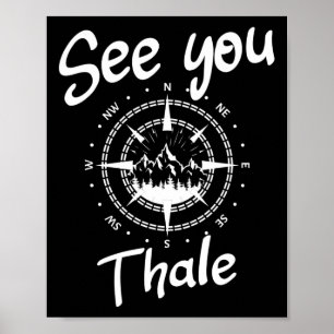 Affiche Voir Vous Randonnée Thale Allemagne Vacances Ski C