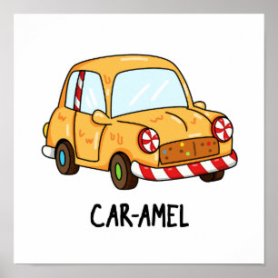 Affiche Voiture-amel Funny Candy voiture-jeu