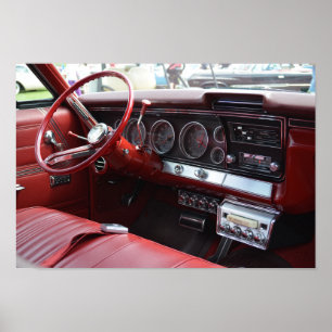 Affiche Voiture ancienne avec 8 pistes