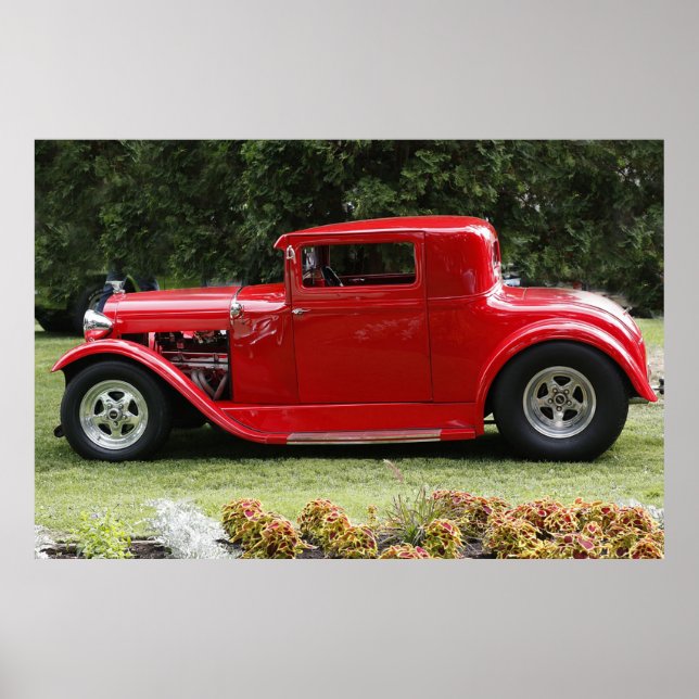 Affiche Voiture antique (Devant)