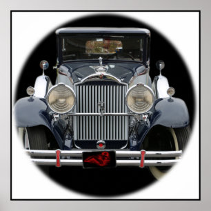 Affiche Voiture antique