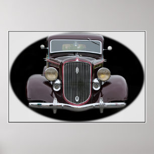 Affiche Voiture antique