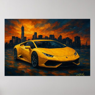 Affiche Voiture Apex Sunset