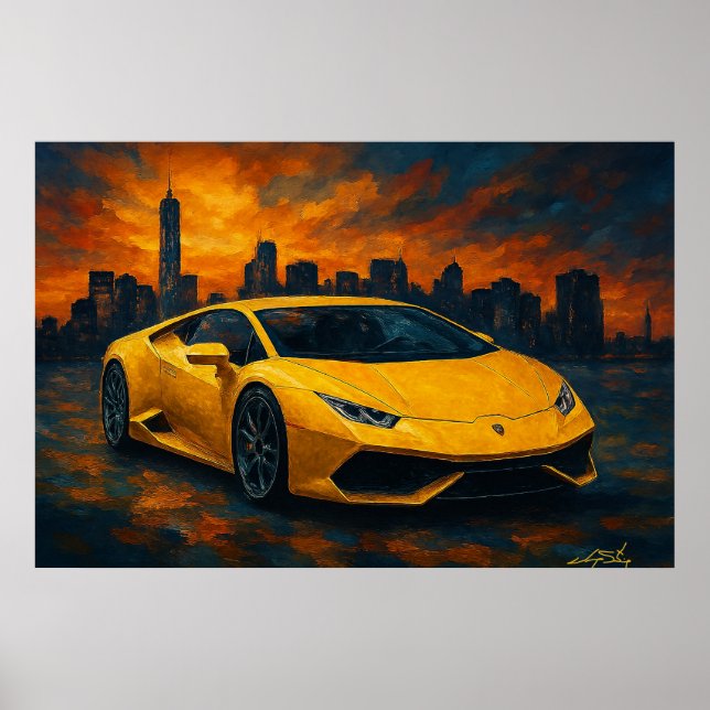 Affiche Voiture Apex Sunset (Devant)