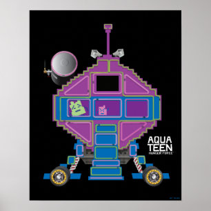 Affiche Voiture Aqua Ado Hunger Force Mooninites