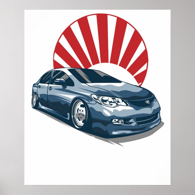 Affiche voiture civique (Devant)