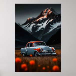 Affiche voiture classique