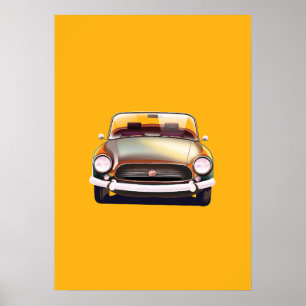 Affiche Voiture classique vintage