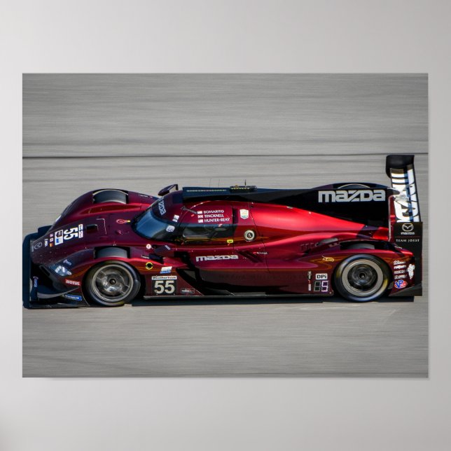 Affiche Voiture de course #55 (Devant)