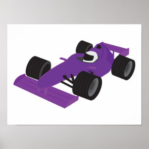 Affiche Voiture de course F1