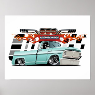 Affiche Voiture de dessin