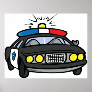 Affiche Voiture de police
