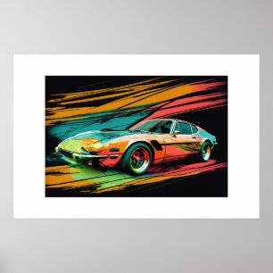 Affiche Voiture de sport