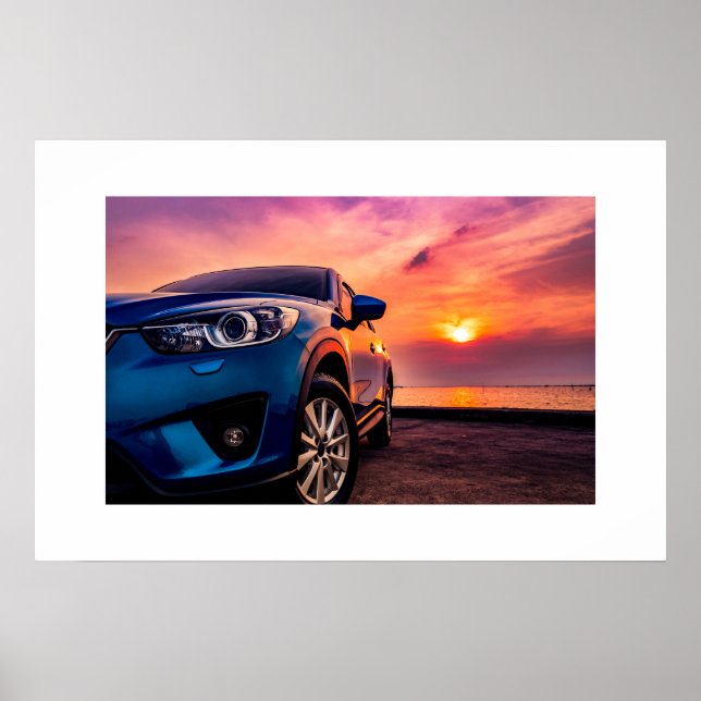 Affiche Voiture de sport (Devant)