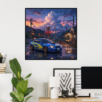 Affiche Voiture de tourisme Subaru Impreza WRX STI