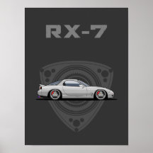 voiture JDM RX7 FD rotative