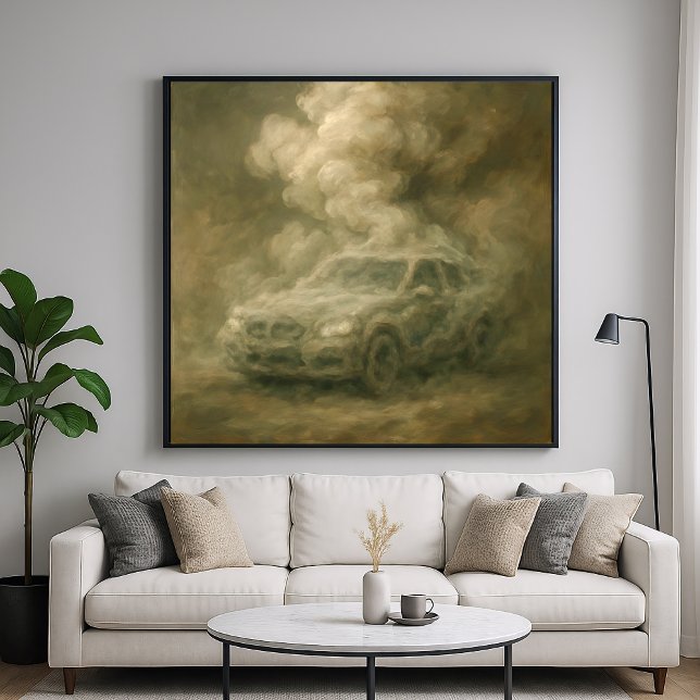 Affiche Voiture Smog - Peinture Pastel Art (Créateur téléchargé)