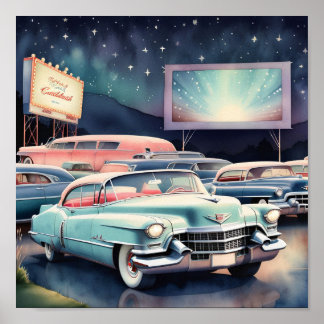 Affiche Voiture Vintage