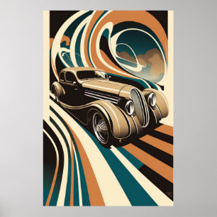 Affiche Voiture Vintage