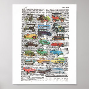 Affiche Voitures Classiques