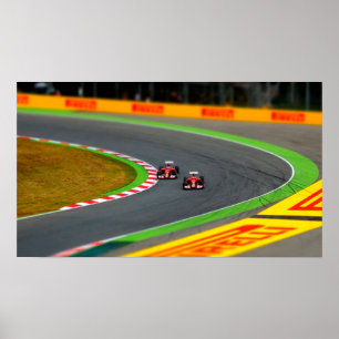 Affiche Voitures de course