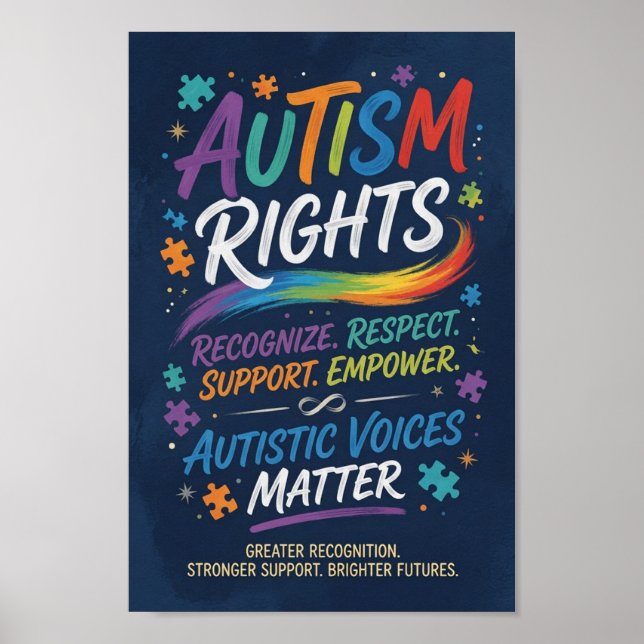 Affiche Voix de l'autisme (Devant)