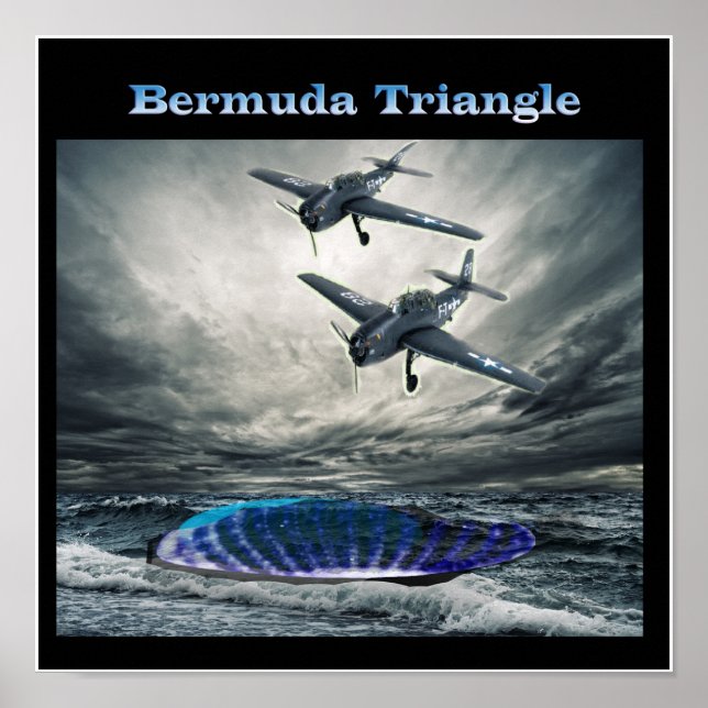 Affiche Vol 19 Triangle Bermudes (Devant)